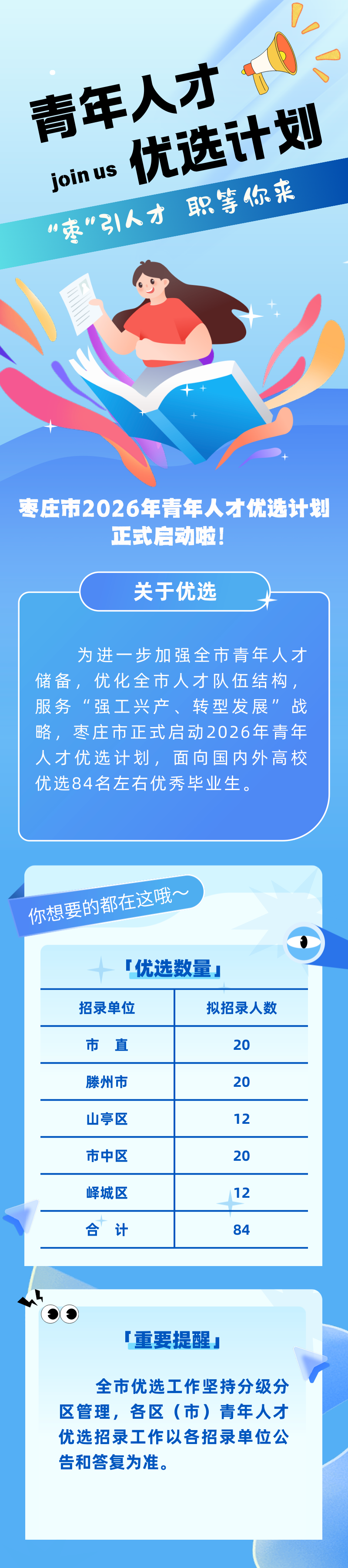 枣庄市2026年青年人才优选计划正式启动